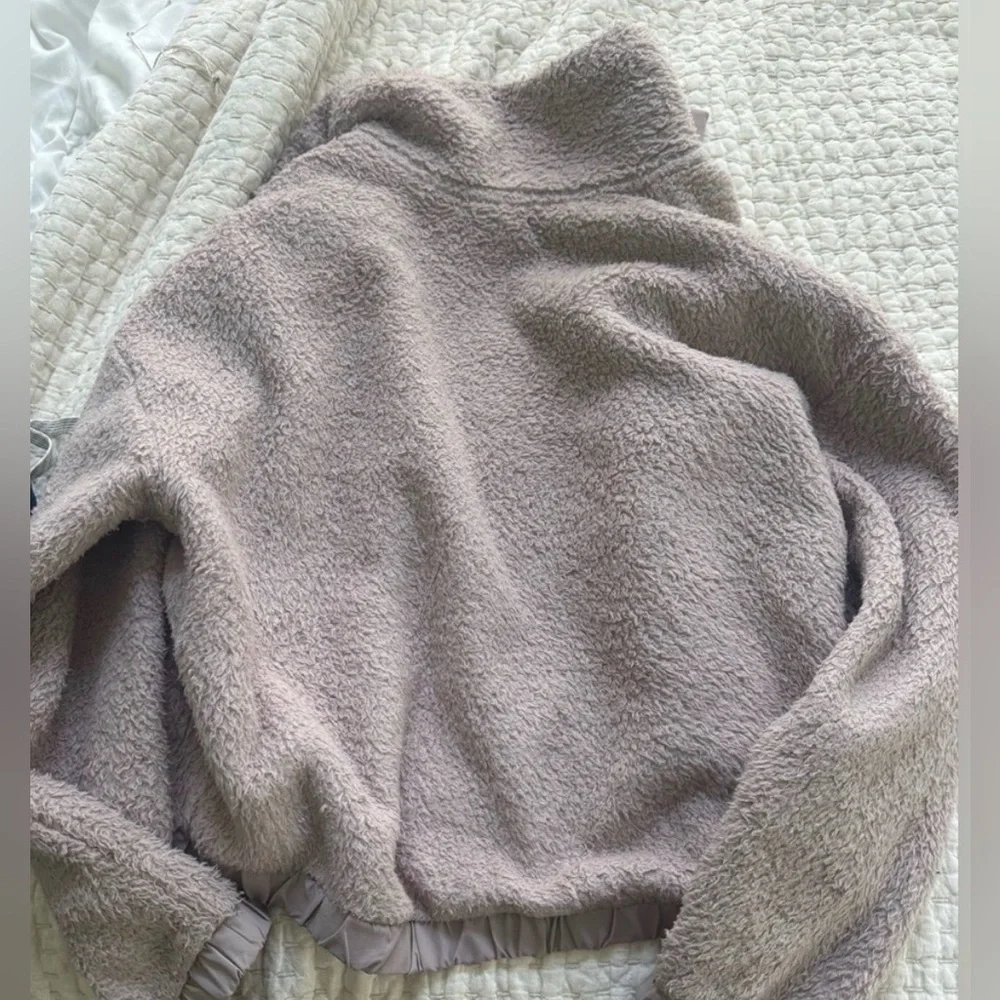 Vuori Cozy Sherpa Jacket, Light Pink (Umber), XXS, Good Condition! - Picture 7 of 8